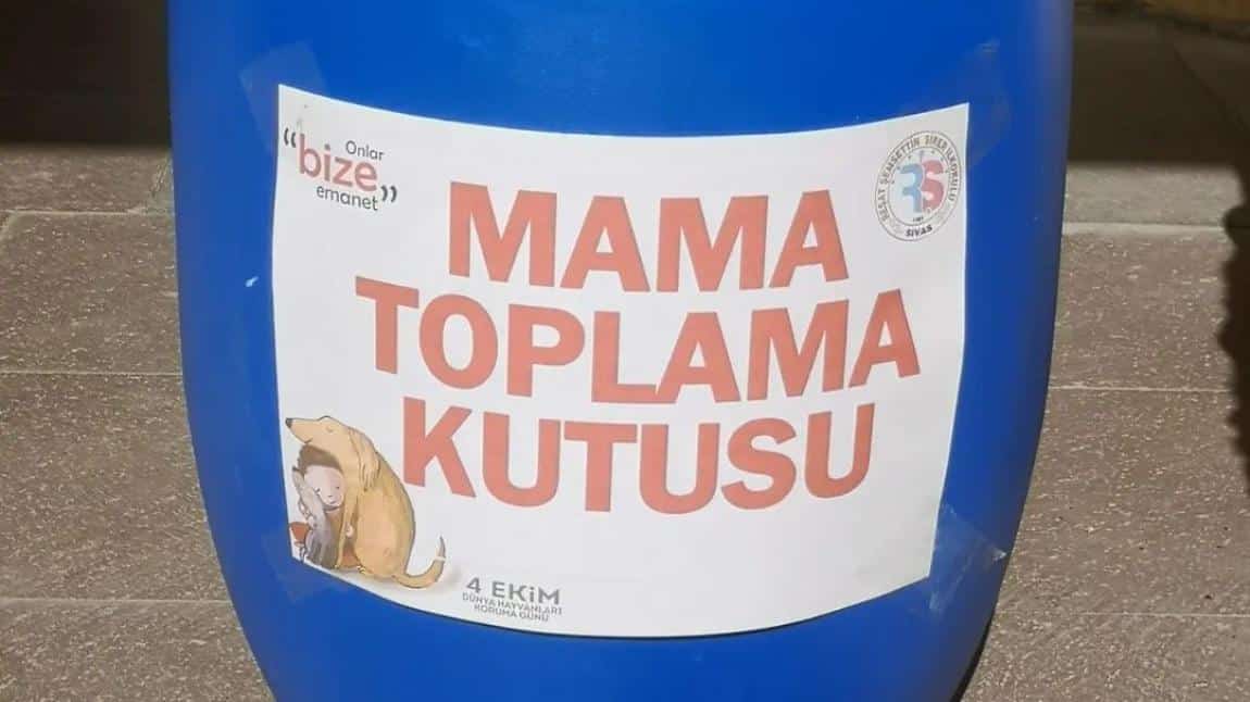 Mama toplama kampanyamız başlamıştır